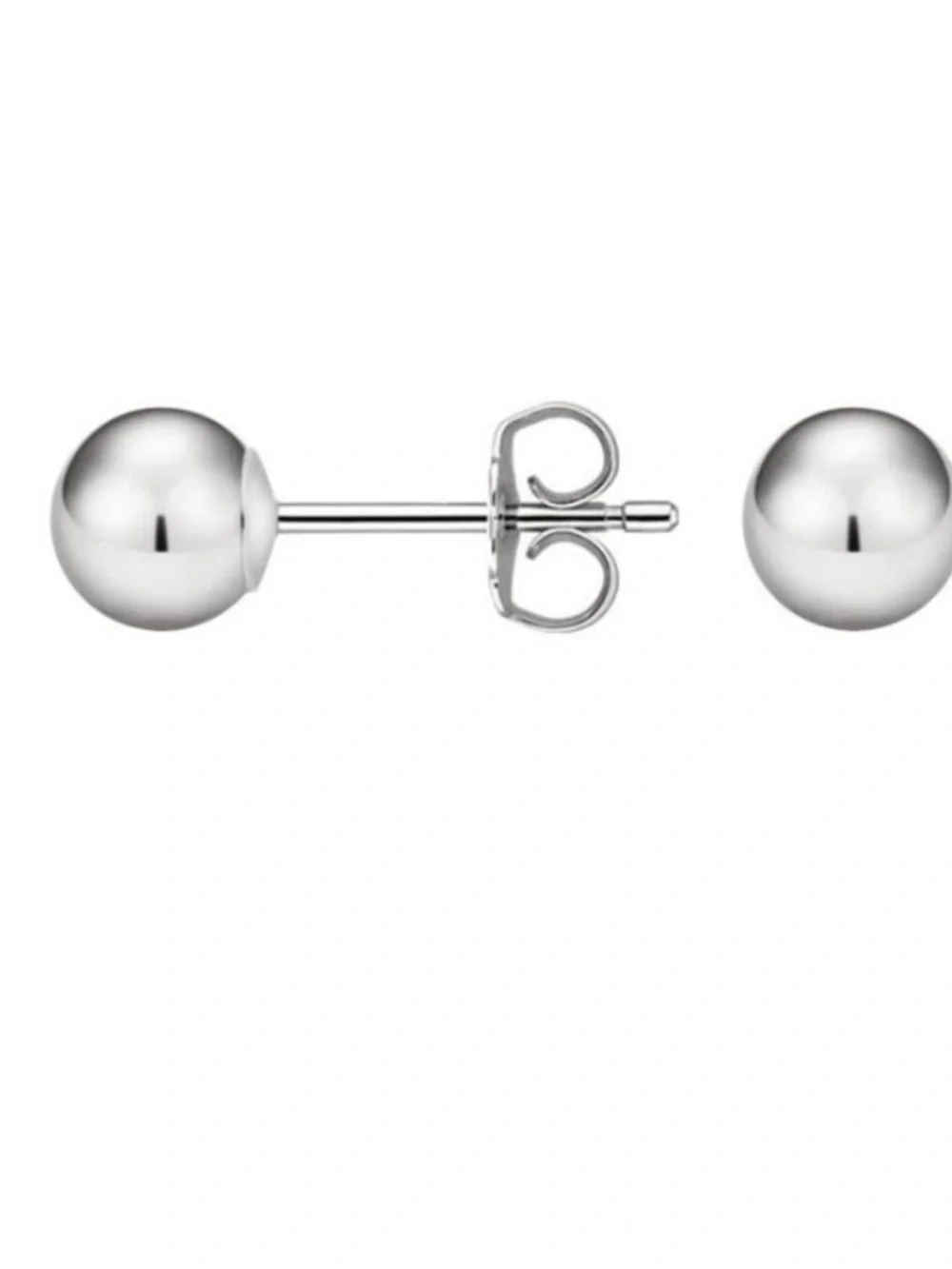 Silver Ball Stud Earrings from Brilliant Earth